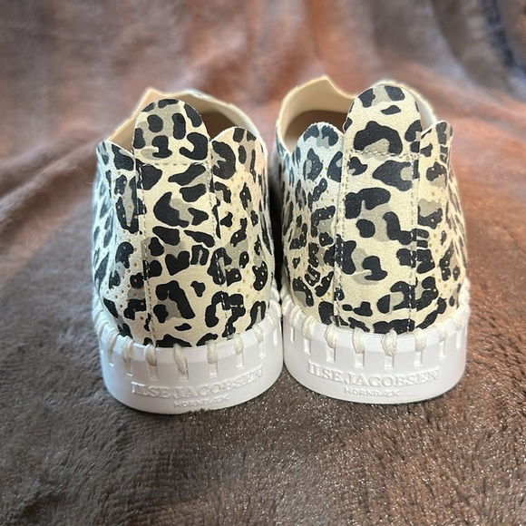ILSE JACOBSEN Tulip Leopard Print Slip-On Shoes Sz 9 - Picture 5 of 11